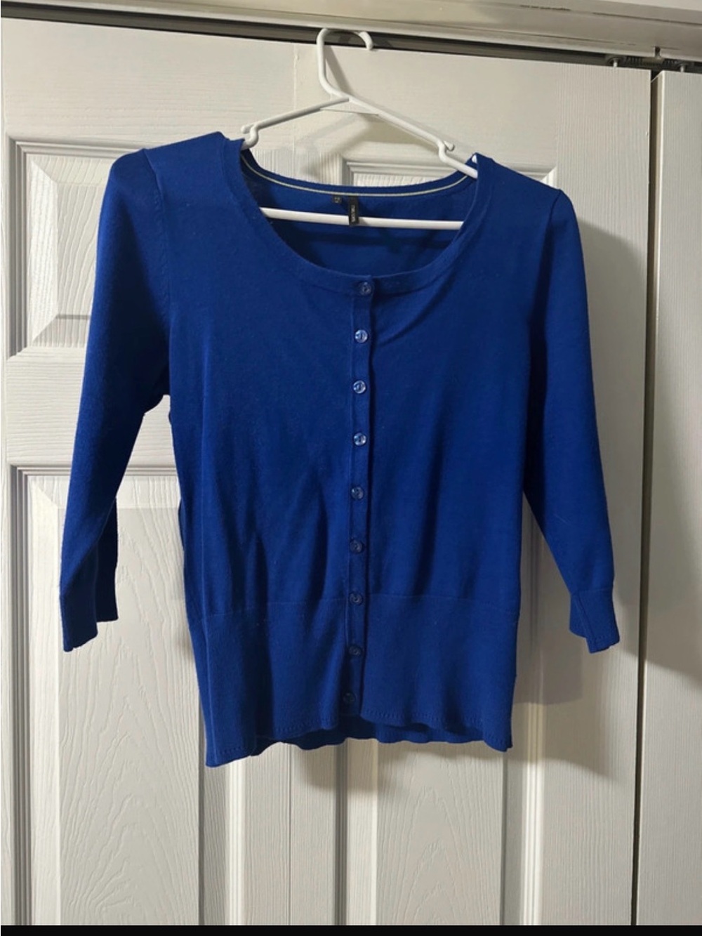 Maurices Royal Blue Button-Front Women's Top